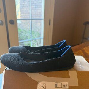 Rothy's Black and Blue Flats